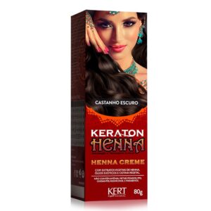 Keraton Henna Creme Kert Castanho Escuro