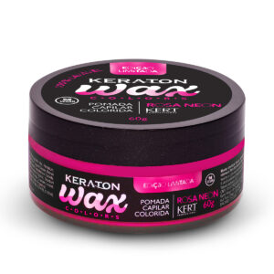 Pomada Capilar Keraton Wax Colors Rosa Neon 60G